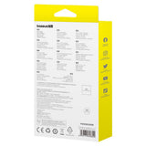 Cablu Baseus de date (P10365200211-00), Type-C to Type-C, 30W, 1m, alb