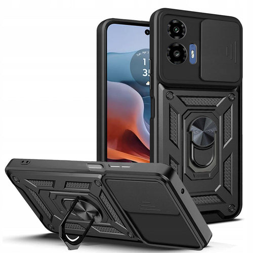 Husa pentru Motorola Moto G34, Techsuit CamShield Series, negru