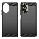Husa pentru Realme C67 4G, Techsuit Carbon Silicone, negru