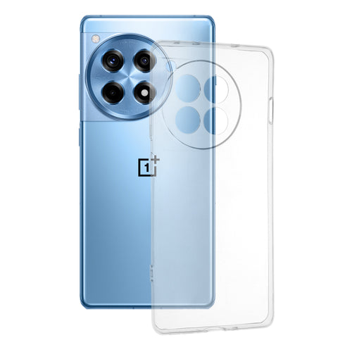 Husa pentru OnePlus 12R, Techsuit Clear Silicone, transparenta