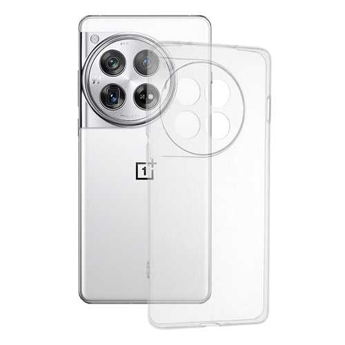 Husa pentru OnePlus 12, Techsuit Clear Silicone, transparenta