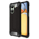 Husa pentru Xiaomi Redmi 13C 4G, Techsuit Hybrid Armor, negru