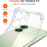 Husa pentru Xiaomi Redmi 13C 4G, Techsuit Shockproof Clear Silicone [Camera Protection], transparenta