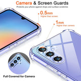 Husa pentru Samsung Galaxy A15 4G, Techsuit Shockproof Clear Silicone, transparenta