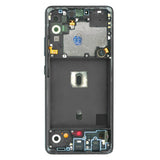 Samsung Original Display Touchscreen + Frame (14353), Samsung Galaxy A51 5G (SM-A516), GH82-23100A, Negru