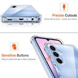 Husa pentru Samsung Galaxy A25 5G, Techsuit Shockproof Clear Silicone, transparenta
