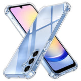 Husa pentru Samsung Galaxy A25 5G, Techsuit Shockproof Clear Silicone, transparenta