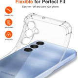 Husa pentru Samsung Galaxy A25 5G, Techsuit Shockproof Clear Silicone, transparenta