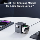 Incarcator wireless Anker Cube MagSafe (Y1811G11), pentru Phone, Apple Watch, AirPods, 15W, negru