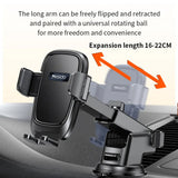 Suport auto Yesido Suport auto (C262), Gravity Prindere, pentru Bord si Parbriz, negru