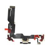 OEM Charging Port Flex (20520), iPhone 15 Plus, Negru