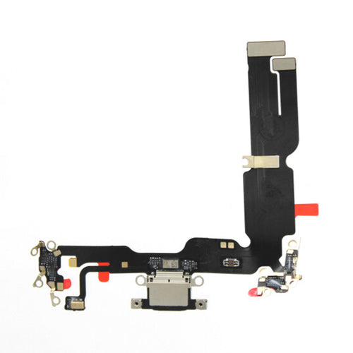 OEM Charging Port Flex (20520), iPhone 15 Plus, Negru