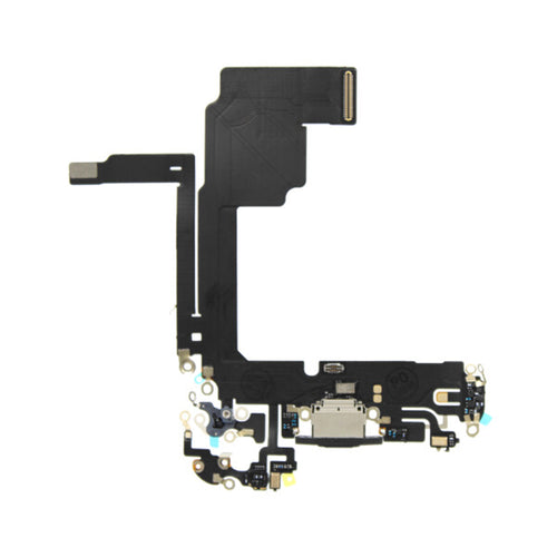 OEM Charging Port Flex (20525), iPhone 15 Pro, Negru Titanium