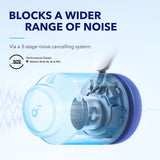 Casti wireless Anker Space Q45 (A3040G31), Bluetooth 5.3, Anulare zgomot, USB-C, albastru
