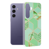 Husa pentru Samsung Galaxy S24 Plus, Techsuit Marble Series, verde
