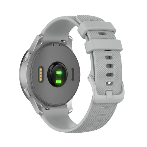 Curea pentru Garmin vivoactive 3, Techsuit Watchband 20mm (W006), gri