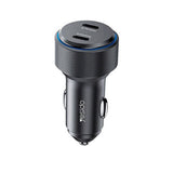 Incarcator auto Yesido Incarcator auto (Y48), 2x Type-C, Incarcare rapida, 60W, negru