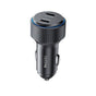 Incarcator auto Yesido Incarcator auto (Y48), 2x Type-C, Incarcare rapida, 60W, negru