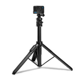 Selfie stick Spigen S560W (AMP05813), Stable, Bluetooth, 1/4 Screw, pentru Phone, GoPro, negru