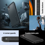 Husa pentru Samsung Galaxy Xcover7, Spigen Tough Armor (ACS07505), negru