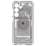 Husa pentru Samsung Galaxy S24, Spigen Ultra Hybrid Zero One (ACS07351), alb