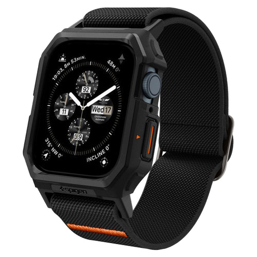 Curea pentru Apple Watch 6 44mm, Spigen Lite Fit Pro (ACS07103), negru
