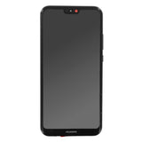 OEM LCD IPS Display Touchscreen cu Frame (09487), Huawei P20 lite, Negru