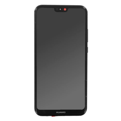 OEM LCD IPS Display Touchscreen cu Frame (09487), Huawei P20 lite, Negru