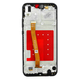 OEM LCD IPS Display Touchscreen cu Frame (09487), Huawei P20 lite, Negru