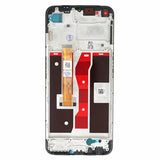 OEM Display Touchscreen cu Frame (18003), OPPO A54 4G, Negru