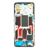 OEM AMOLED Display Touchscreen cu Frame (19085), OPPO Find X3 Lite, Negru