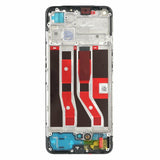 OEM Display Touchscreen cu Frame (17948), OPPO A74 4G, Negru