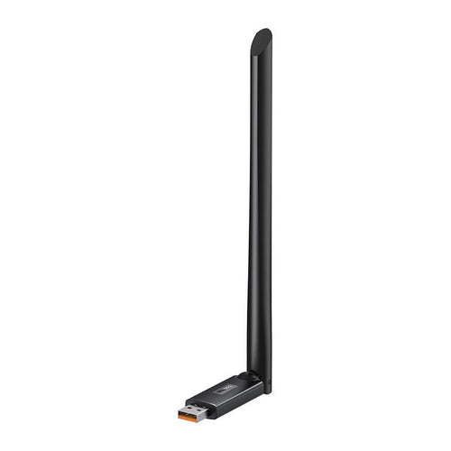 Adaptor Baseus Adapter WiFi cu Antenna Fastjoy (B01317600111-00), USB 2.0, 150Mbps, Windows/linux, Negru