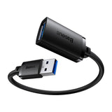 Cablu Baseus Extension Cable AirJoy Series (B00631103111-01), USB Male to Female USB 3.0, 0.5m, negru