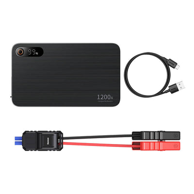 Baseus Car Jump Starter Super Energy Pro+ (C00245700111-00), 1200A, 12000mAh, Negru