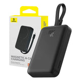 Baterie Externa Baseus Magnetic Mini (P1002210B113-00), MagSafe, 2x USB-C, Lightning, 30W, Incarcare Rapida, 10000mAh