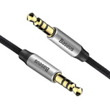 Cablu audio Baseus (CAM30-CS1), Jack to Jack, 1.5m, negru