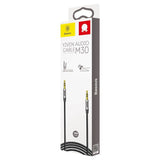 Cablu audio Baseus (CAM30-CS1), Jack to Jack, 1.5m, negru