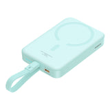 Baterie Externa Baseus Magnetic Mini (P10022109333-00), MagSafe, USB-C, 10000mAh, 20W, Verde