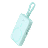 Baterie Externa Baseus Magnetic Mini (P10022109333-00), MagSafe, USB-C, 10000mAh, 20W, Verde