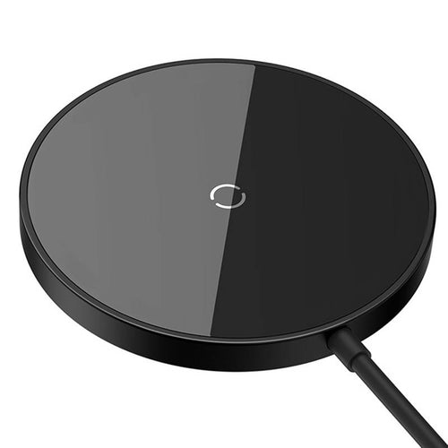Incarcator wireless Baseus Magnetic Incarcator Wireless Mini 3 (CCJJ040001), Type-C, 15W, 2A, 115-205 kHz, negru