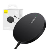 Incarcator wireless Baseus Magnetic Incarcator Wireless Mini 3 (CCJJ040001), Type-C, 15W, 2A, 115-205 kHz, negru
