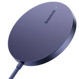 Incarcator wireless Baseus Magnetic Incarcator Wireless Mini 3 (CCJJ040205), Type-C, 15W, 2A, 115-205 kHz, mov