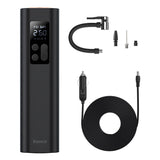 Baseus Car Compressor (CRCQ000001), Mini, cu LED Display, 30l/min, 120W, 0.2, 150PSI, Negru