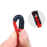 Cablu Baseus de date Cafule (Catklf-G09), Type-C to Type-C, Incarcare rapida, 60W, 3A, 1m, negru;rosu