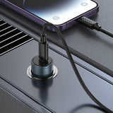 Incarcator auto Hoco Z57 30W USB-C, Gri metalizat