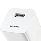 Incarcator retea Baseus (Ccall-BX02), USB-A Incarcare rapida 3.0, 24W, alb