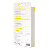 Cablu Baseus de date Cafule (Calklf-RG1), USB to Lightning, 2A, 3m, negru;gri