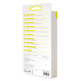 Cablu Baseus de date Cafule (Calklf-RV1), USB to Lightning, 2A, 3m, negru;auriu