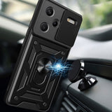 Husa pentru Xiaomi Redmi Note 13 Pro+ 5G, Techsuit CamShield Series, albastru